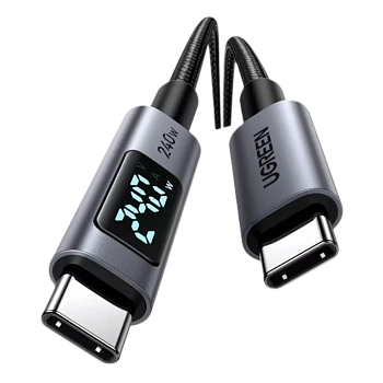 Кабель UGREEN USB C - USB C, 480Mbps, 240W, 2m L530 (65867) 