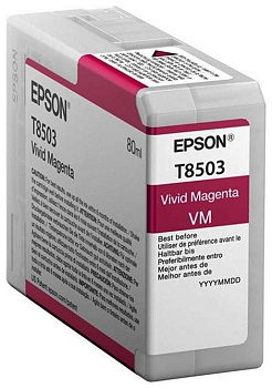 Картридж струйный Epson VividMagenta T850300 UltraChrome HD 80ml (C13T85030N)