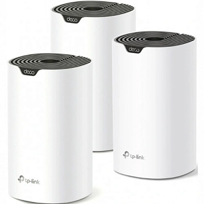 Домашняя Mesh Wi-Fi система GbE AC1900 Tp-Link Deco S7 (3 устройства) (Deco S7(3-Pack)(EU))