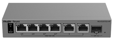 Коммутатор Ruijie | Reyee RG-ES207GS-HP (RG-ES207GS-HP)