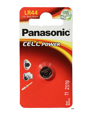  Батарейки Panasonic LR-44EL/1B (LR-44EL/1BE)