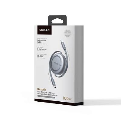 Кабель Ugreen L531, USB C - USB C, 0.3m-1m (UG-65905)