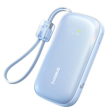 Портативный внешний аккумулятор Baseus EnerFill FC21 Qpow 3 Ultra, 10000mAh 45W - Galaxy Blue (E0027Q03 (E0027Q03)