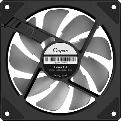 Вентилятор для корпуса Ocypus Gamma F12 BK ARGB (Gamma-F12-BK1AM00X-GL)
