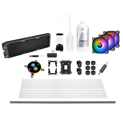 Комплект для сборки cистемы жидкостного охлаждения Thermaltake Pacifice C360 Hard Tube (CL-W243-CU12SW-A)