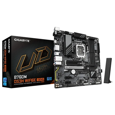 Материнская плата Gigabyte B760M DS3H WIFI6E GEN5 (B760M DS3H WF6E GEN5)