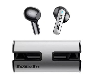 Наушники беспроводные TWS Transformers TF-T02, Silver (TF-T02_Silver)