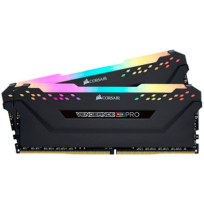 Оперативная память DDR-4 DIMM 16GB/3200MHz Corsair Vengeance RGB PRO, 2x8GB Kit BOX (CMW16GX4M2C3200C16)