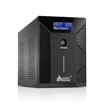 Источник бесперебойного питания UPS SVC V3000-F-LCD, 3000VA, 1800W (V3000-F-LCD)