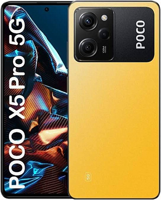 Смартфон POCO X5 Pro 5G, 8/256GB, Yellow (22101320G/704776)