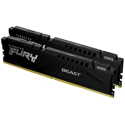 Оперативная память Kingston Fury Beast (AMD+Intel), DIMM DDR5 32 GB kit (2x16GB)  (KF560C36BBE2K2-32)
