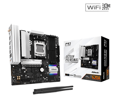 Материнская плата ASRock A620AM PRO RS WIFI (A620AM PRO RS WIFI)