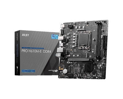 Материнская плата MSI PRO H610M-E DDR4 LGA1700 H610 mATX (PRO H610M-E DDR4)