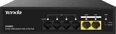 PoE-коммутатор Tenda S106PC (S106PC)