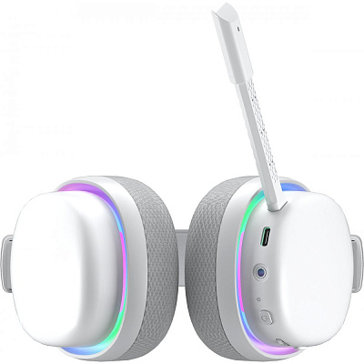 Наушники с микрофоном AULA G7 White, 1000mAh, RGB (G7 White)