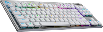 Клавиатура беспроводная игровая LOGITECH G915 X LIGHTSPEED TKL White/Tactile(920-012737)