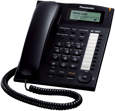 Телефон Panasonic KX-TS2388CAB, Black (KX-TS2388CAB/RUB)