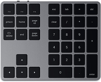 Числовой блок Satechi Aluminum Extended Keypad, Space Gray (ST-XLABKM)