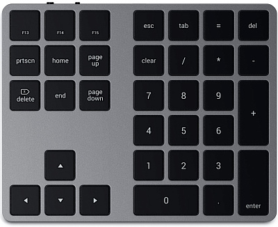 Числовой блок Satechi Aluminum Extended Keypad, Space Gray (ST-XLABKM)