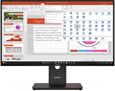 Монитор Lenovo ThinkVision T27-40 27" (64A5MAT6EU)