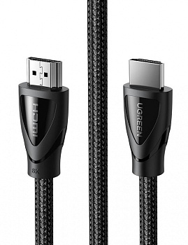 Кабель UGREEN HD140 HDMI A M/M Cable with Braided 2m (80403)
