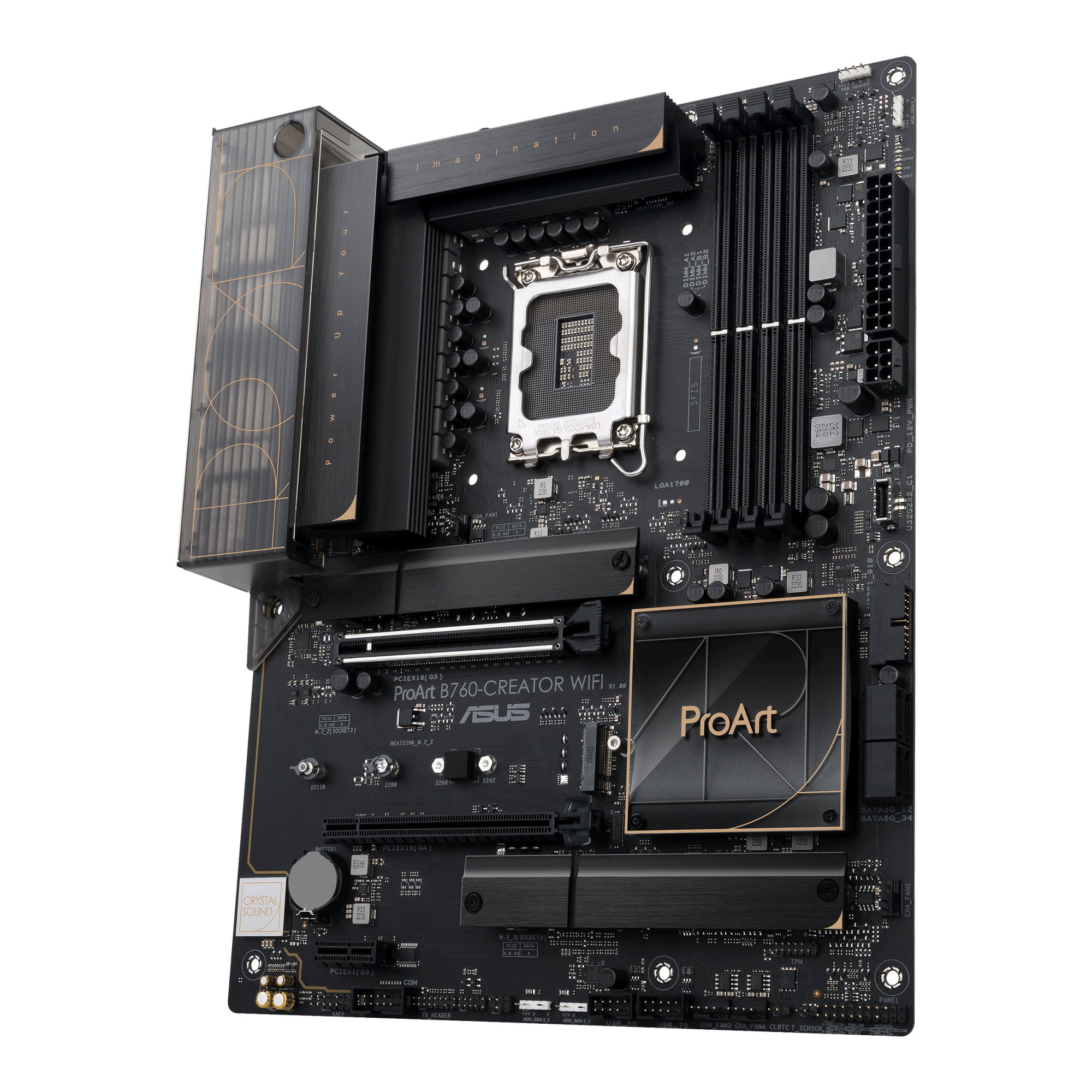 Материнская плата ASUS PROART B760-CREATOR WIFI, LGA1700, 4xDDR4, ATX (PROART B760-CREATOR WIFI)