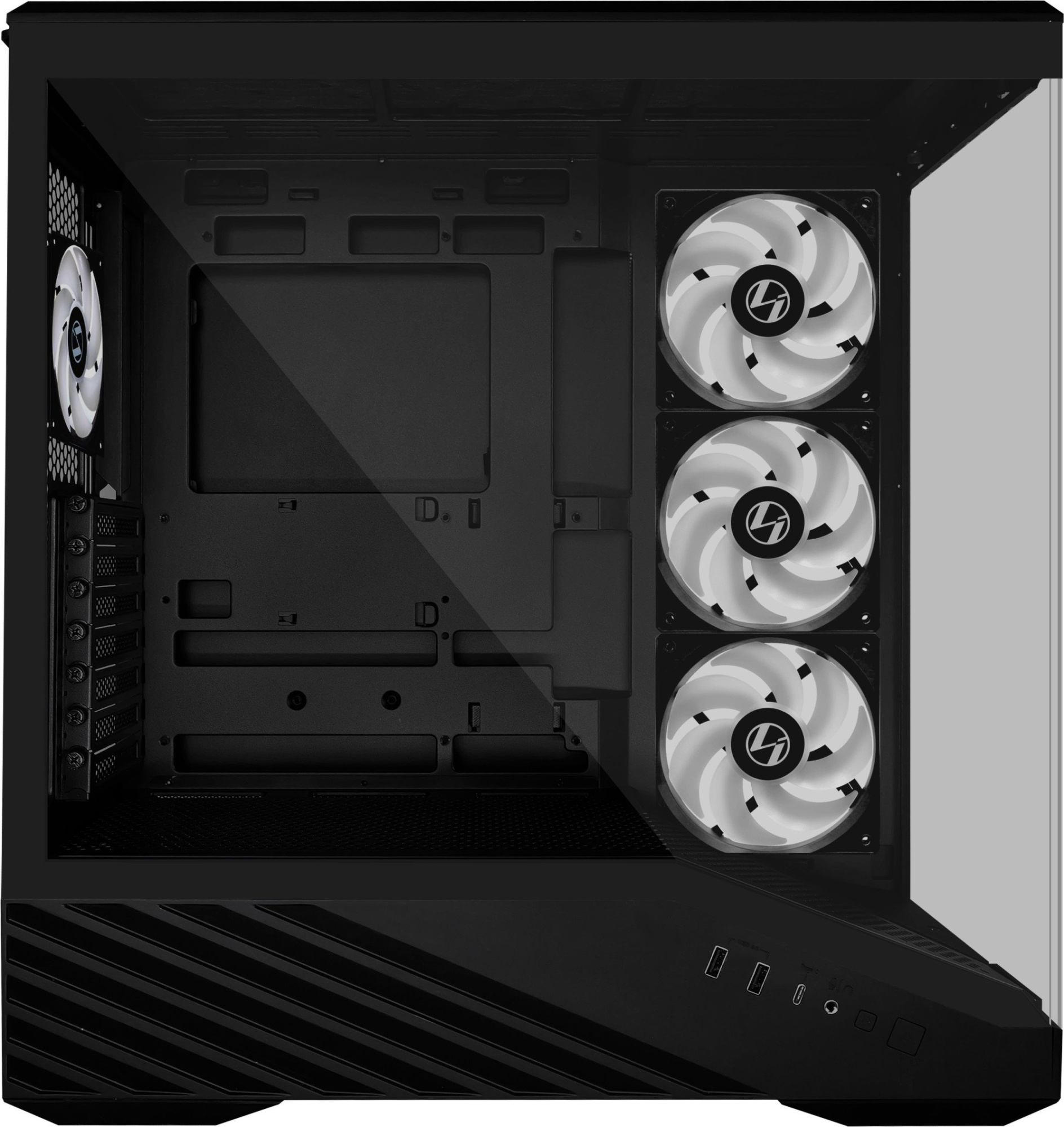 Корпус Lian Li Vector V100RX Black (G99.V100RX.01)