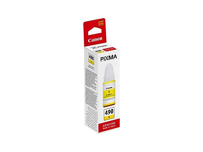 Картридж INK GI-490 Y желтый для PIXMA G1400/PIXMA G2400/PIXMA G3400 (0666C001)