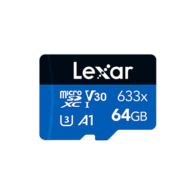 Карта памяти Lexar 633X LMS0633064G-BNNNG 64GB без адаптера (LMS0633064G-BNNNG)