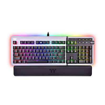 Клавиатура Thermaltake Argent K5 RGB Cherry MX (Silver Switch) (GKB-KB5-SSSRUS-01)