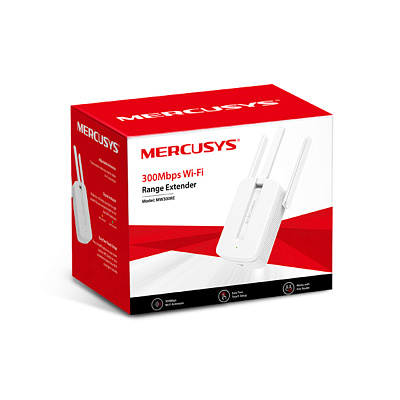 Усилитель Wi-Fi сигнала Mercusys MW300RE (MW300RE)