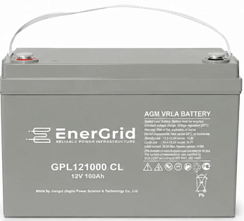 Аккумулятор EnerGrid GPL121000 CL, 12В 100Ач (EnerGrid GPL121000 CL)