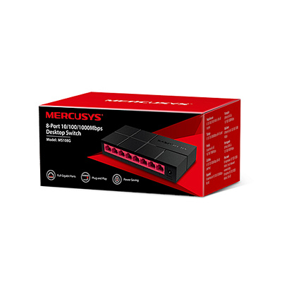 Коммутатор Mercusys MS108G (MS108G(EU))