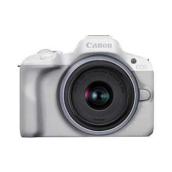 Цифровой фотоаппарат CANON EOS R50 + RF-S 18-45 mm IS STM White (5812C030)