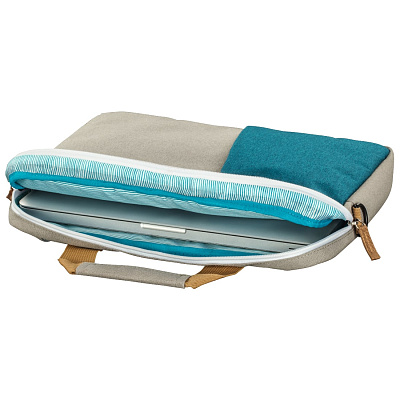Сумка для ноутбука Hama Florence, 15.6",grey-ligth blue (00217122)