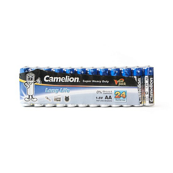 Батарейка CAMELION Super Heavy Duty R6P-SP24B 24 шт. в плёнке (R6P-SP24B)
