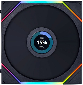 Вентилятор для корпуса Lian Li Uni Fan TL Wireless LCD 120 ARGB Reverse Blade, Black (12RTLLCD1W1B)