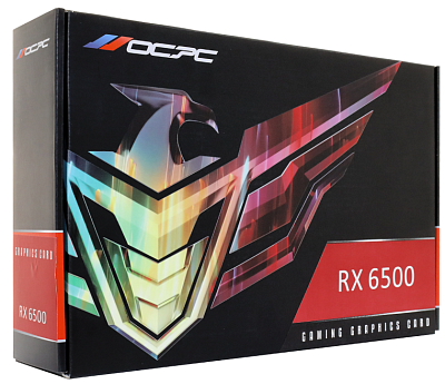 Видеокарта OCPC RX 6500 4GB (OCVARX6500G4D6XM2K)