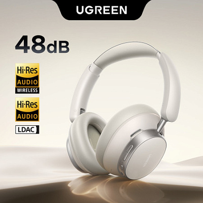 Гарнитура UGREEN Studio Pro Max6 HP206 (55614) Bluetooth, Белый