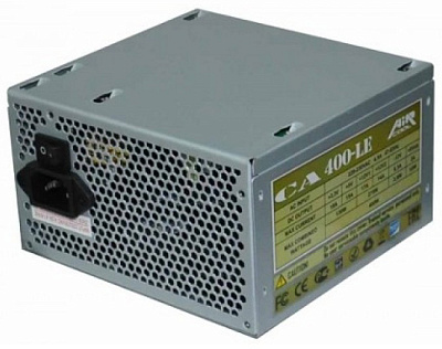 Блок Питания AiR-Cool CA400-LE NMD 400W 230V 20+4P PATA+SATA+FDD FAN 12cm Черный (CA400-LE NMD)