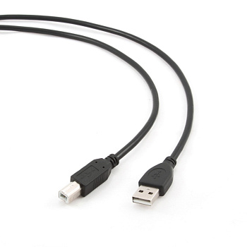 Кабель USB 2.0 Pro Cablexpert CCF-USB2-AMBM-10, AM/BM, 3м, экран, феррит.кольцо, черный, пакет (CCF-USB2-AMBM-10)