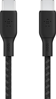 Кабель Belkin USB-C to USB-C, 3M, Black (CAB011BT3MBK)