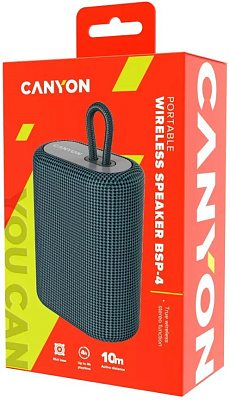 Колонка CANYON speaker BSP-4 5W Dark Grey (CNE-CBTSP4DG)
