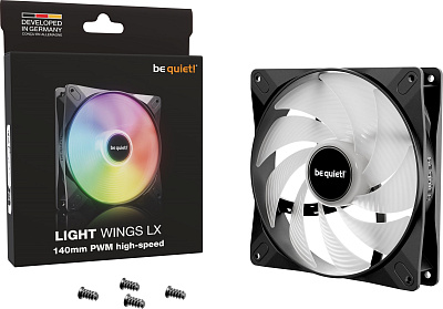 Вентилятор для компьютерного корпуса Bequiet! Light Wings LX 140mm PWM high-speed (BL129)