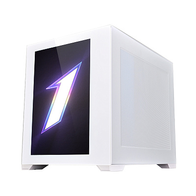 Компьютерный корпус 1STPLAYER STEAMPUNK SP7 EMOTION VIEW White без Б/П (SP7-EV-WH)