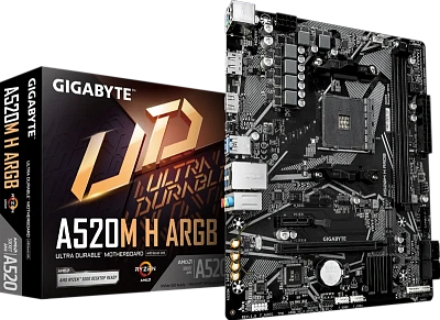 Материнская плата Gigabyte A520M H ARGB (A520M H ARGB)