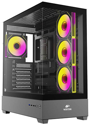 Корпус Wintek Tower 225-B TG, Black (225-B TG)