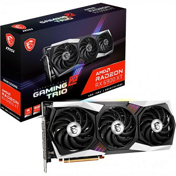 Видеокарта MSI RADEON RX 6900XT GAMING Z TRIO 16G, 16GB GDDR6 256-bit 3xDP 1xHDMI (RX 6900 XT GAMING Z TRIO 16G)
