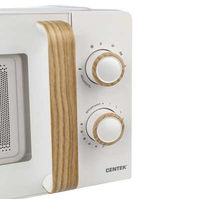 Микроволновая печь Centek CT-1559, 20л, 700 Вт, соло, White (CT-1559/WHITE)