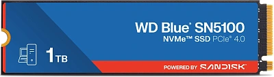 Твердотельный накопитель SSD POWERED BY SANDISK WD Blue SN5100 1TB M.2 PCIe  (WDS100T5B0E)